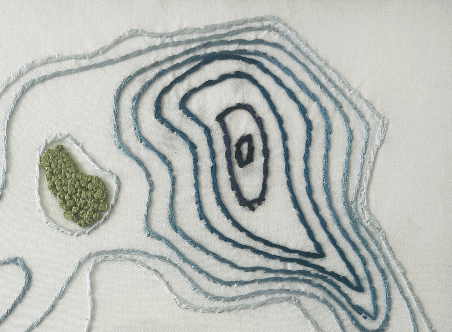 Stitched Depths of Spy Pond