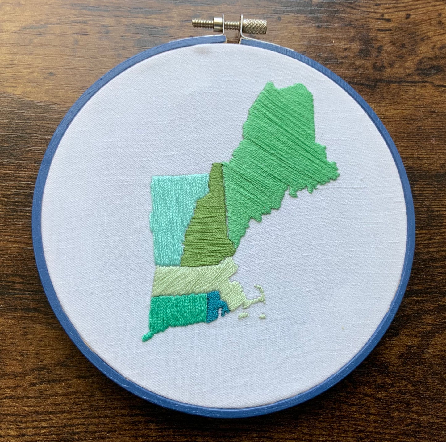 Early Summer in New England Embroidery