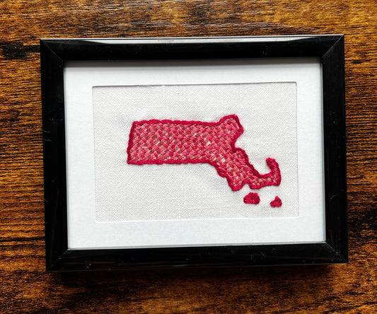 Massachusetts in Red Threads