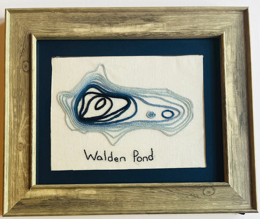 Stitched Depths of Walden (Heavy Chain Stitch)