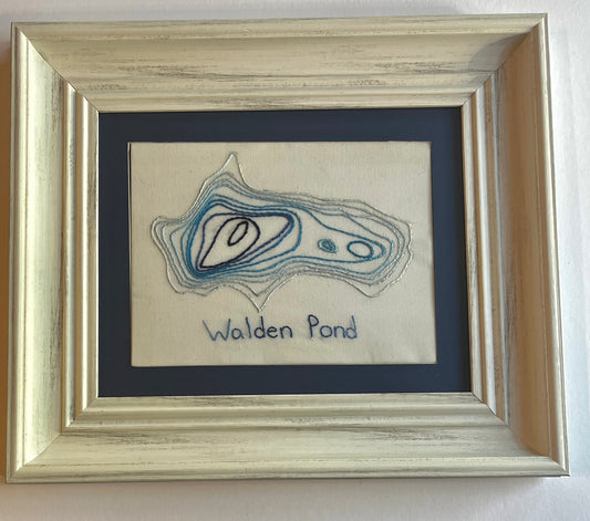 Stitched Depths of Walden (Back Stitch