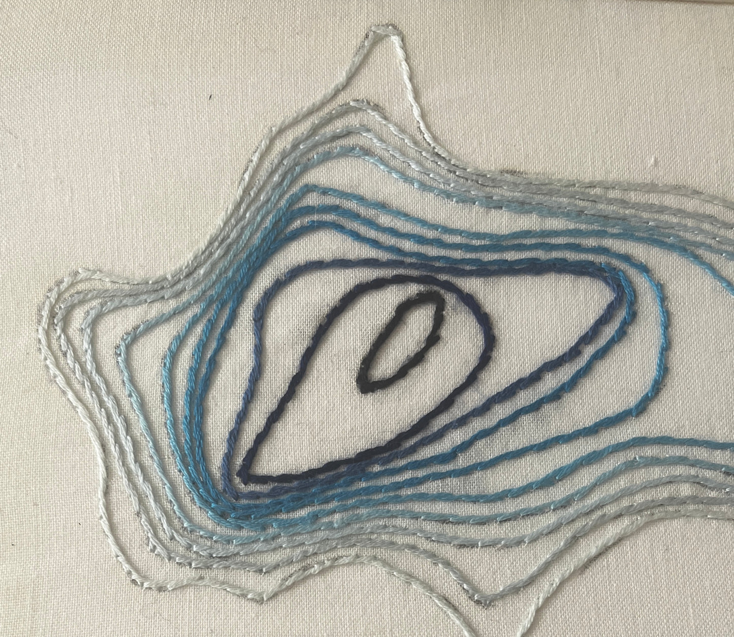 Stitched Depths of Walden (Back Stitch