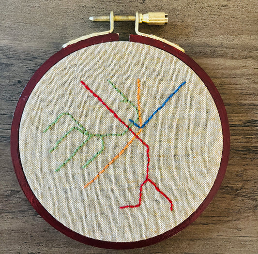 Lines of the T (MBTA Map - 4 inch)