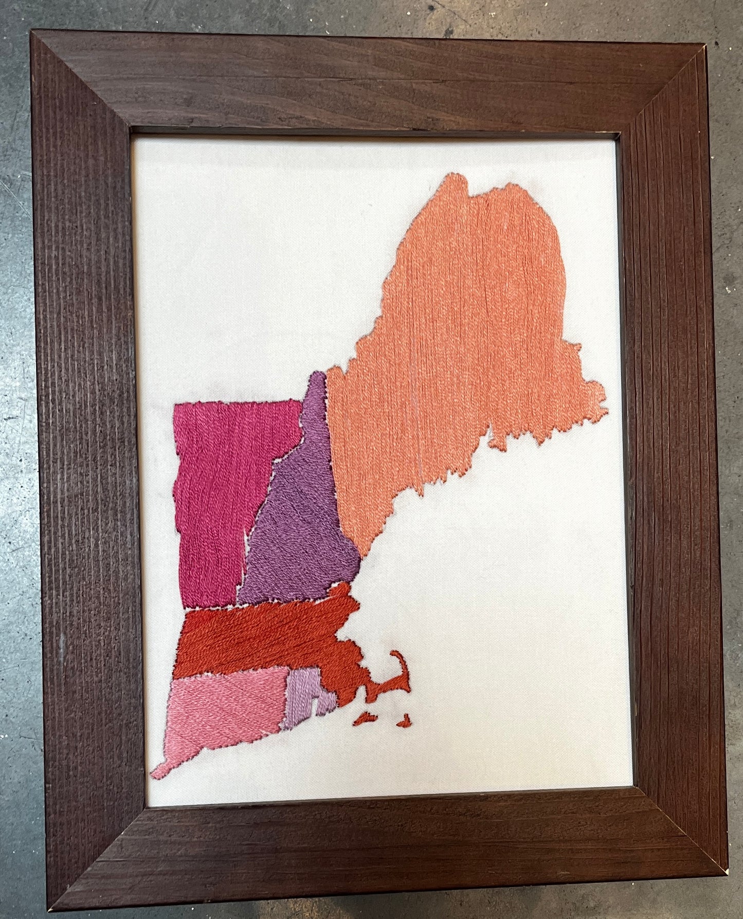 Summer sunset in New England
