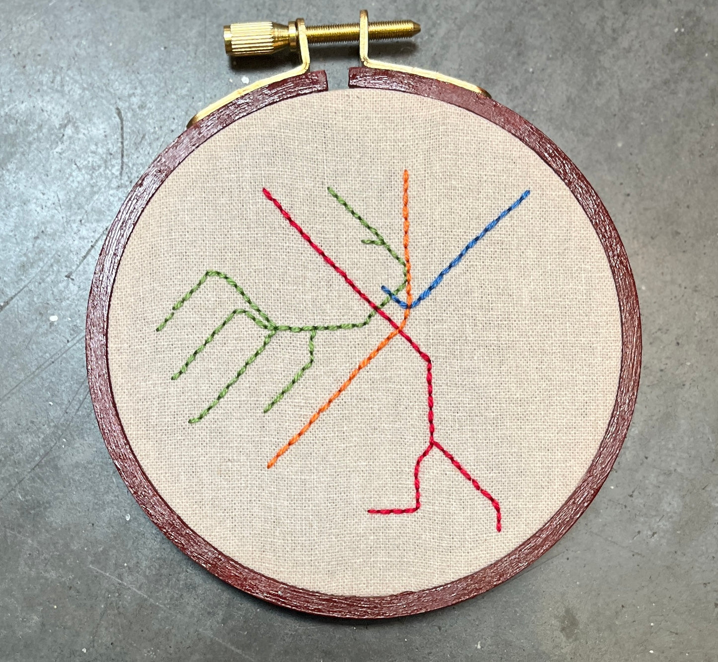 Lines of the T (MBTA Map - 4 inch)