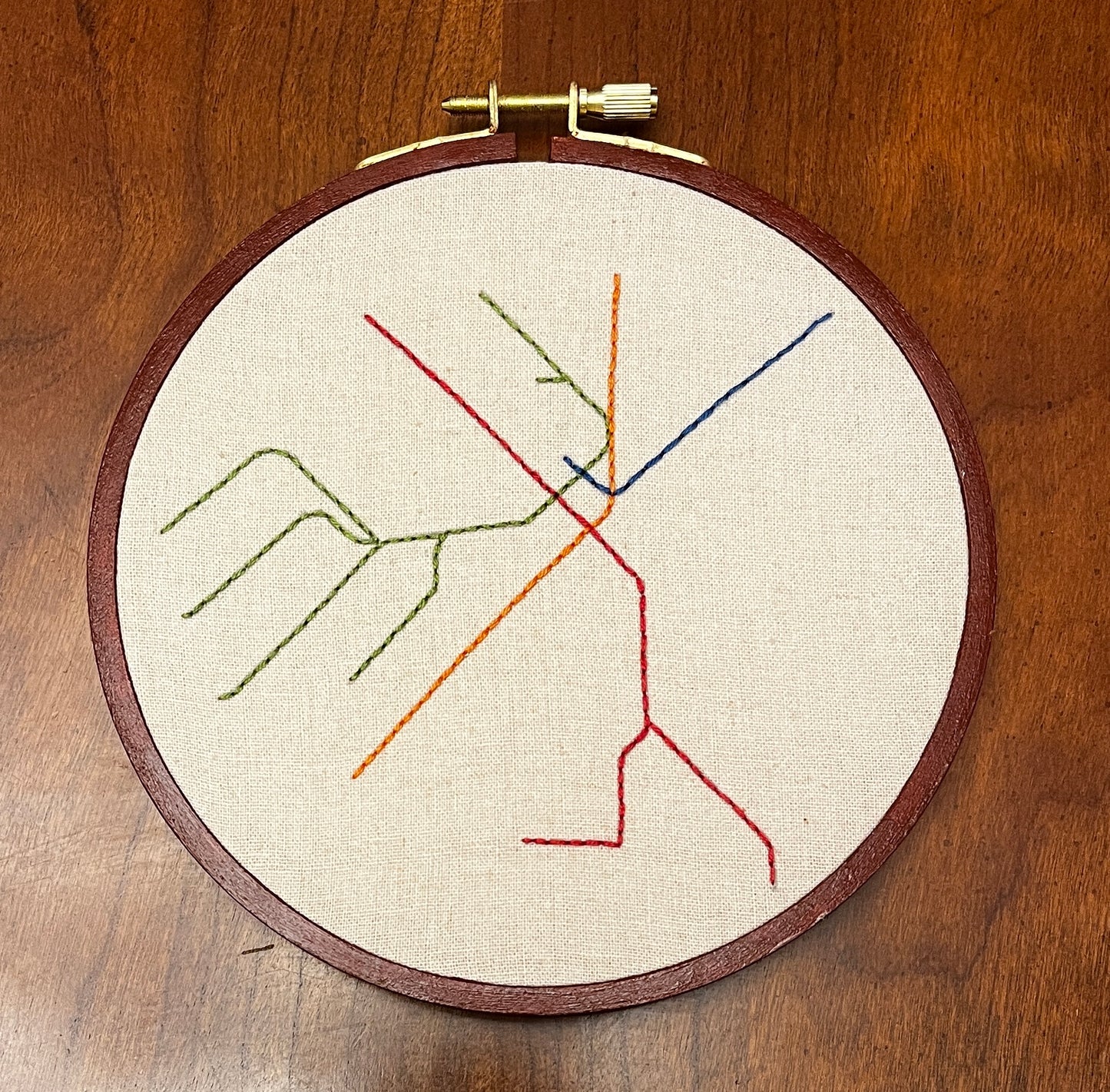 Lines of the T (MBTA Map - 6 inch)