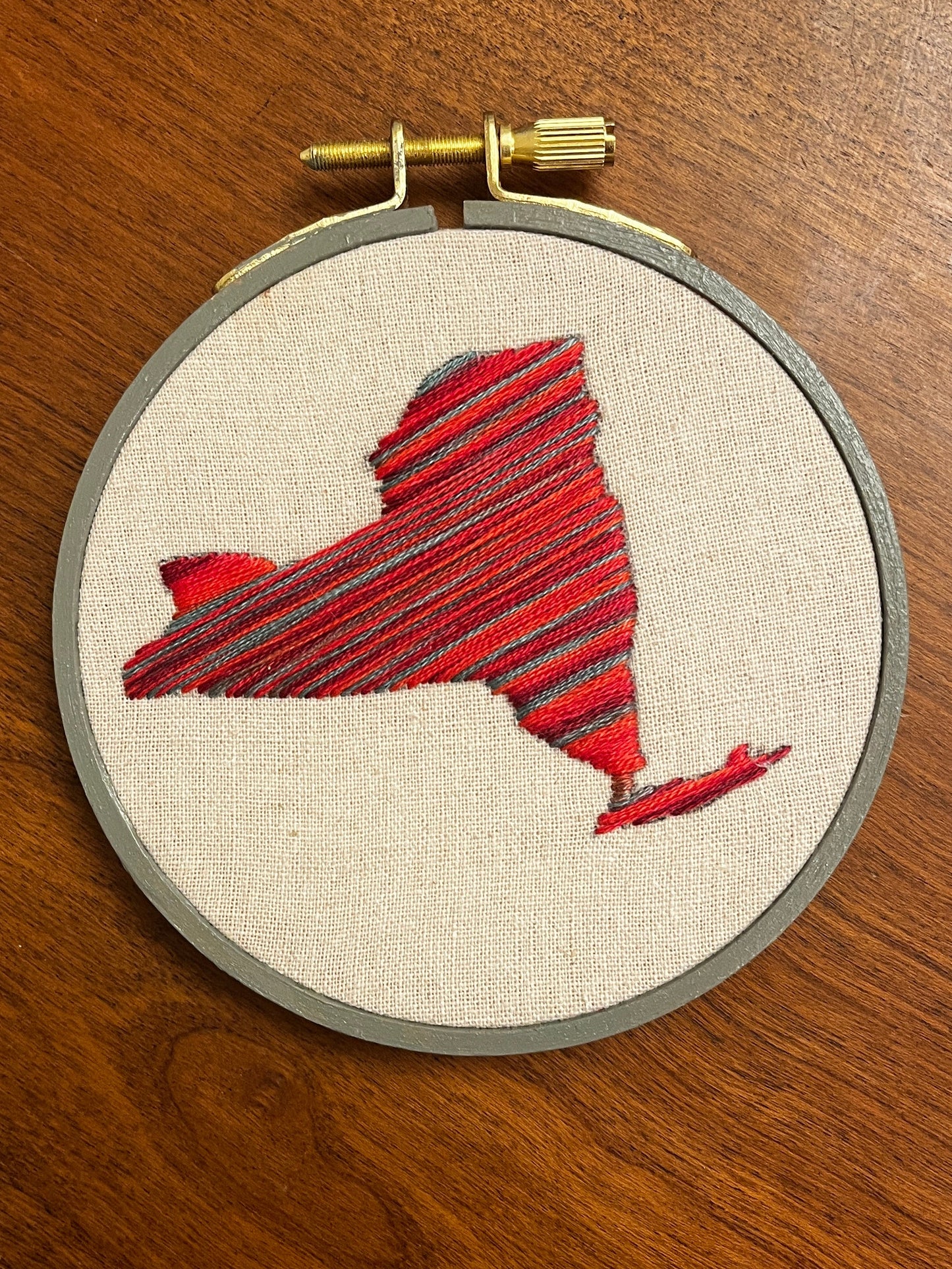 Fiery Sunset in New York