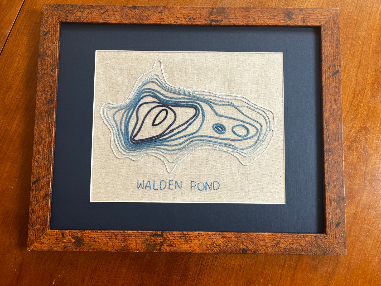 Stitched Depths of Walden (Heavy Chain Stitch)