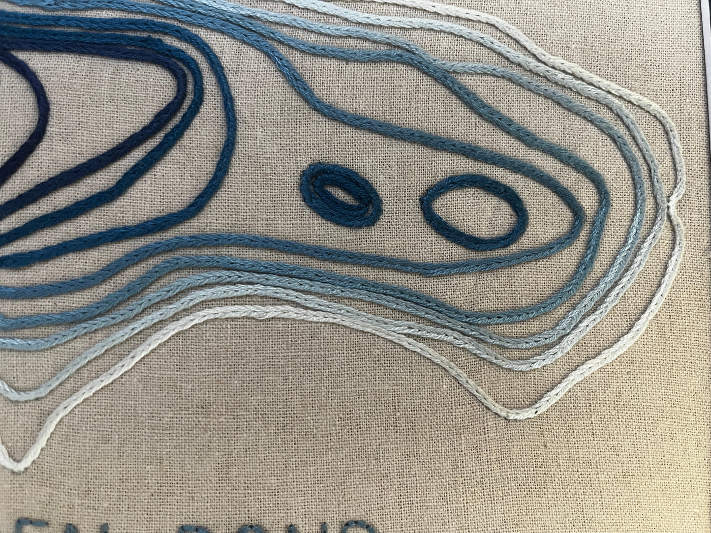 Stitched Depths of Walden (Heavy Chain Stitch)