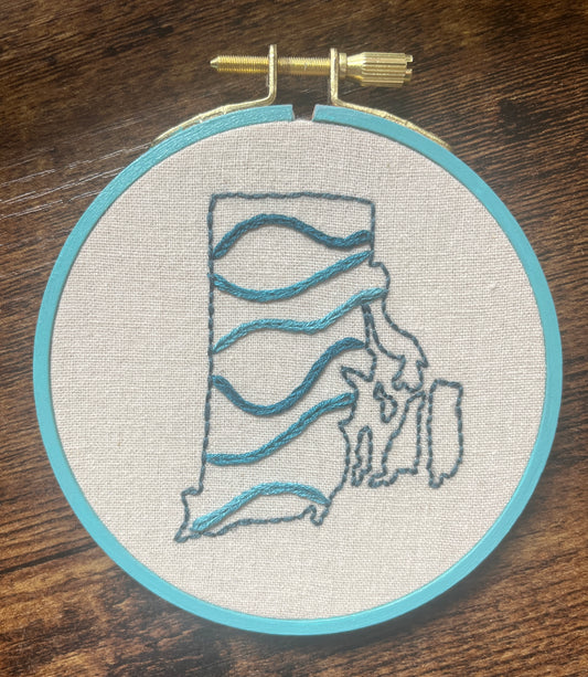 Waves of Rhode Island - 4 inch